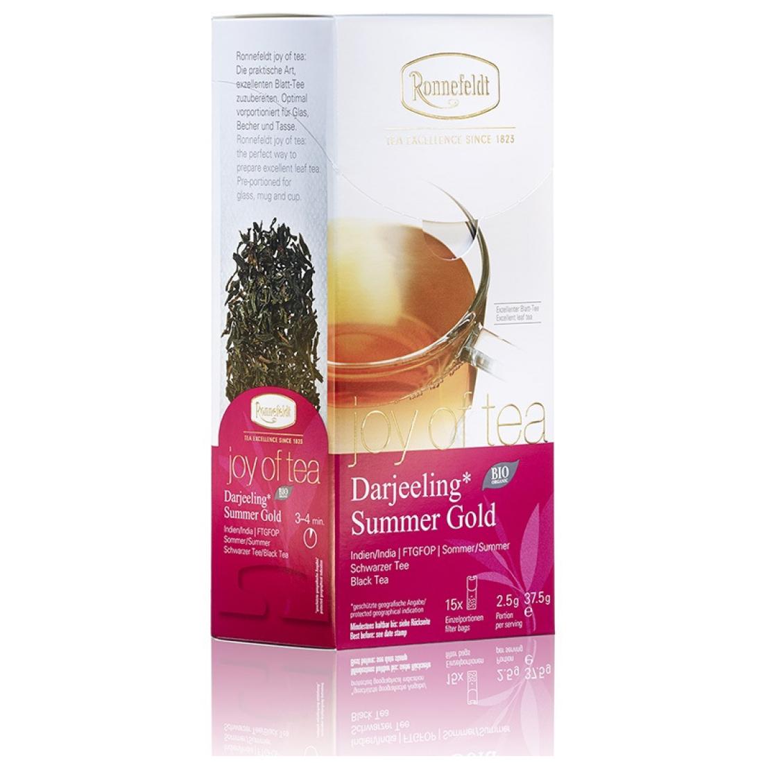 Joy of Tea® "Darjeeling Summer Gold BIO" - Einheit: 1 Pck.