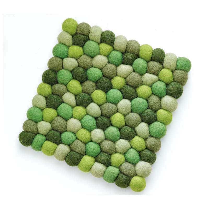 Untersetzer Lana, Verde - quadratisch