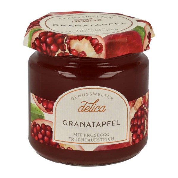 Fruchtaufstrich &quot;Granatapfel mit Prosecco&quot;, 215g Glas