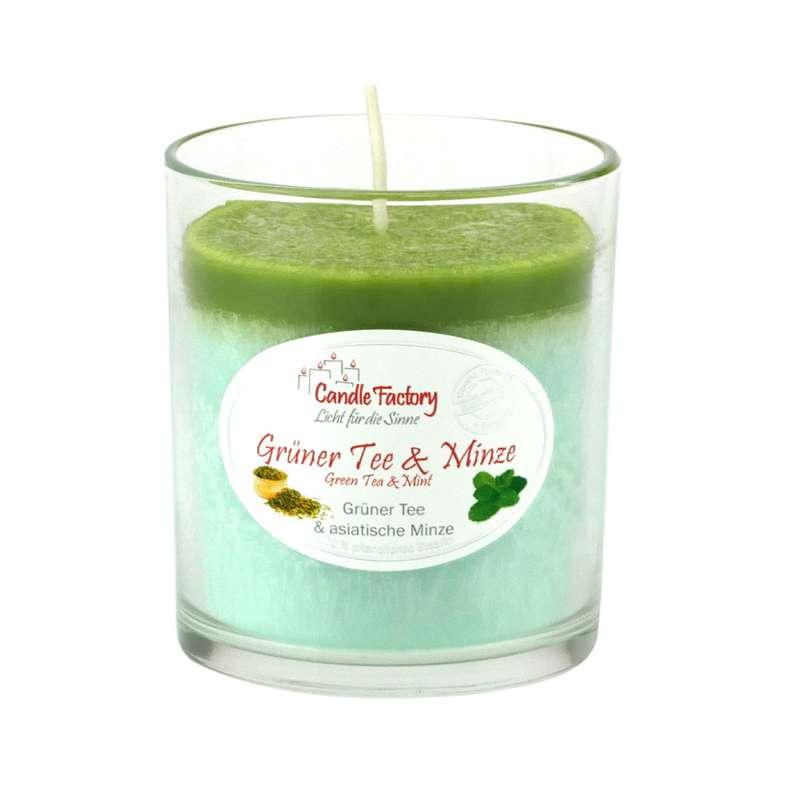Candle Factory  Party Light grüner Tee & Minze
