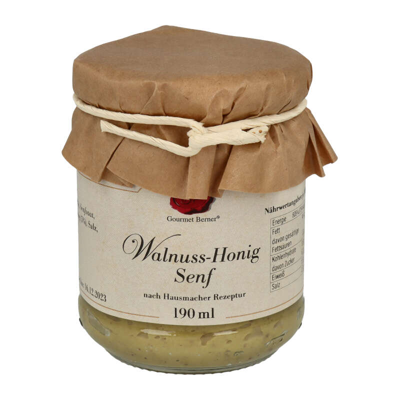 Gourmet Berner Senf &amp;quot;Walnuss Honig&amp;quot;, 190 ml online kaufen | Online-Shop ...
