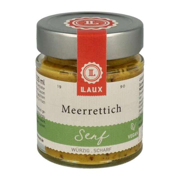 Senf "Meerrettich", 130 ml SALE MHD 28.07.2023
