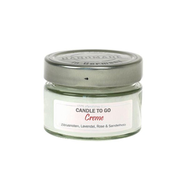 Candle to go "Creme"
