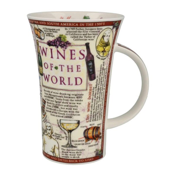 Becher &quot;Wines of the World&quot;, Glencoe, 0,5 L