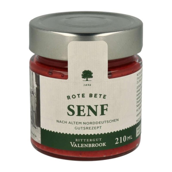 Senf "Rote Beete & Meerettich", 210 ml SALE MHD 28.06.2023