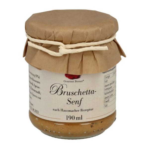 Senf "Bruschetta", 190 ml SALE MHD 21.06.2023