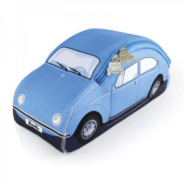 VW Käfer 3D Neopren Universaltasche - hellblau