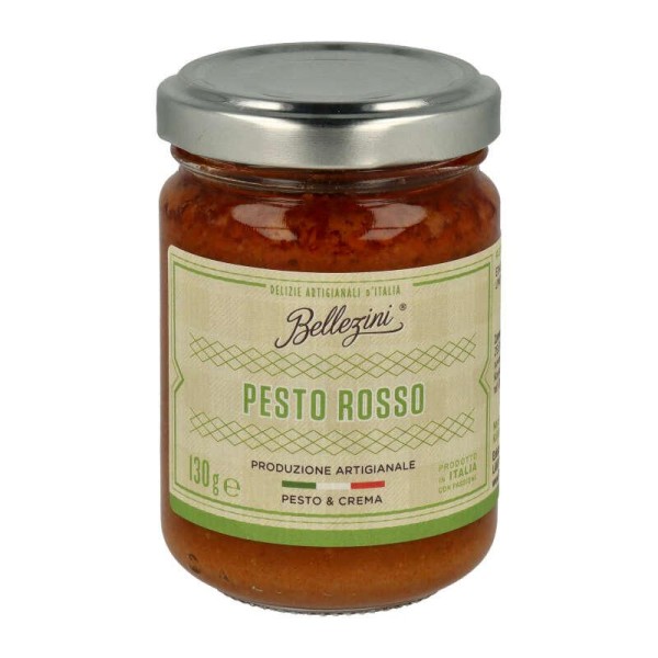 Pesto Rosso, 130 g Glas SALE MHD 11.07.2023