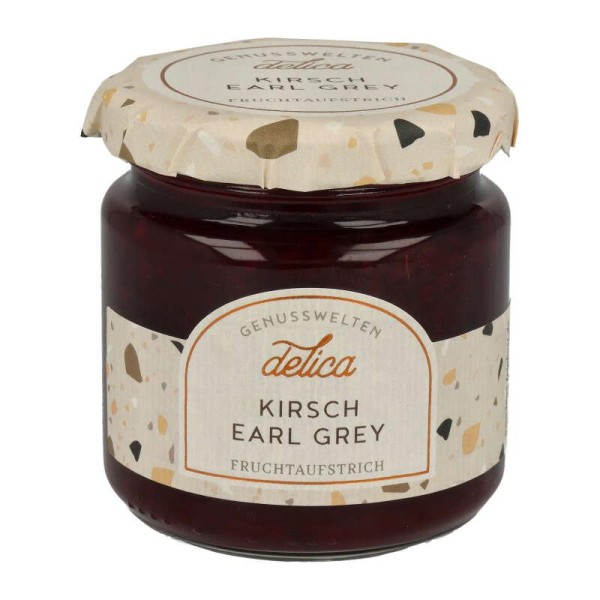 Fruchtaufstrich "Kirsche Earl Grey", 215 g Glas * SALE MHD 28.04.2023