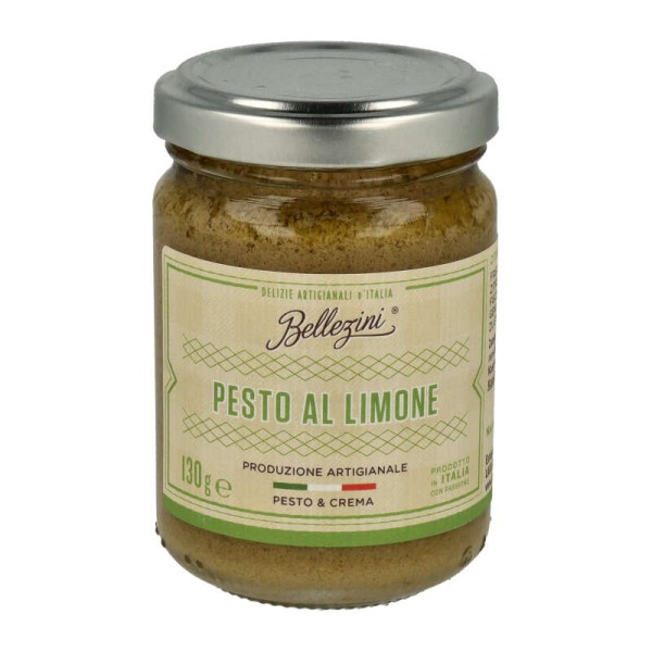 Pesto al Limone, 130 g Glas
