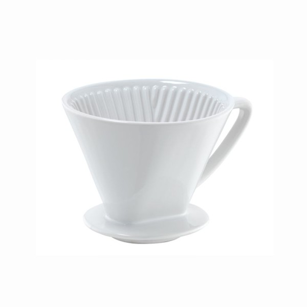 Kaffeefilter Gr. 4, Porzellan, weiß